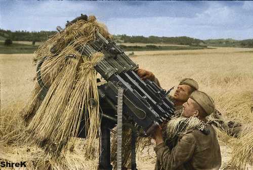 Antiaircraft machine gun