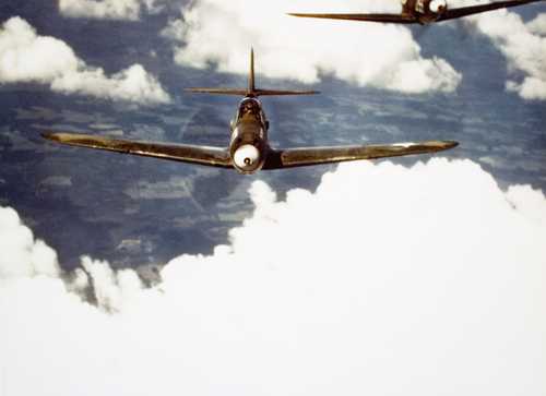 P-39 Airacobra in Flight
