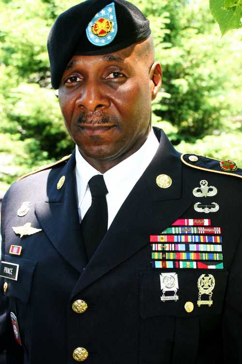Proud American soldier