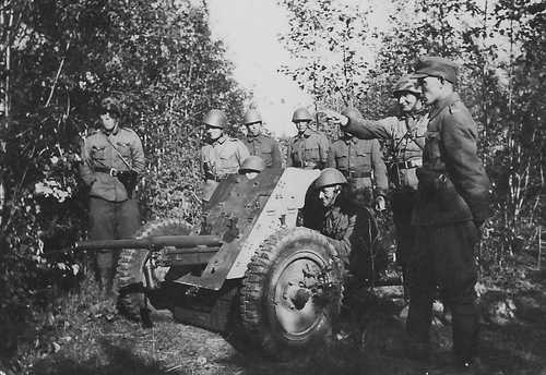 Finnish anti-tank gun