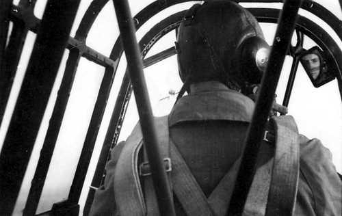 Inside the cockpit