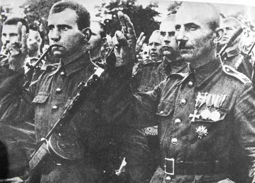 Swering ceremony in the Kościuszko Division.
