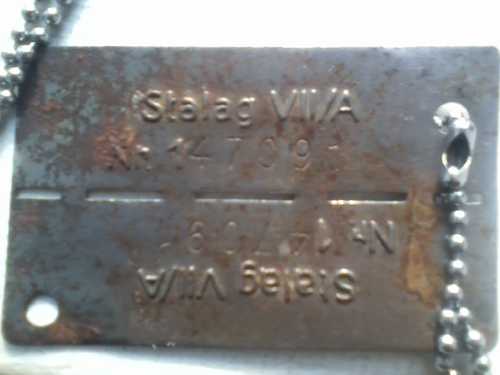 P.O.W. dog tags