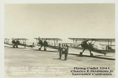 1941 Flying cadet War Eagle Field Lancaster  Calif