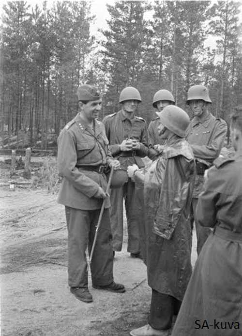 Swedish volunteers on Hanko front