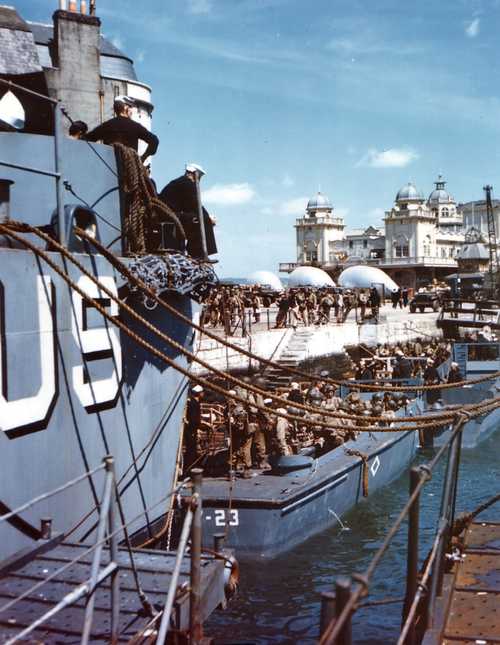 Loading onto LST