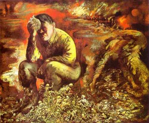 Hitler in Hell.