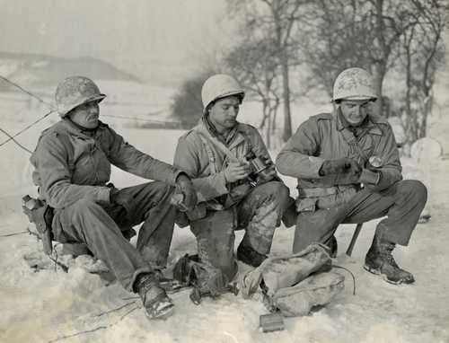 C-Rations in the field