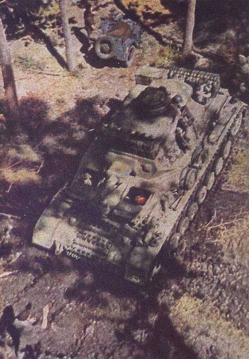 Panzer IV with camouflage