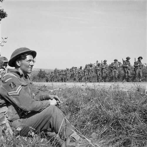 British troops on the move