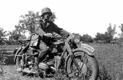Motorcycle soldier