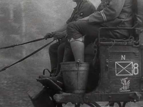 Starnage markings on the cart