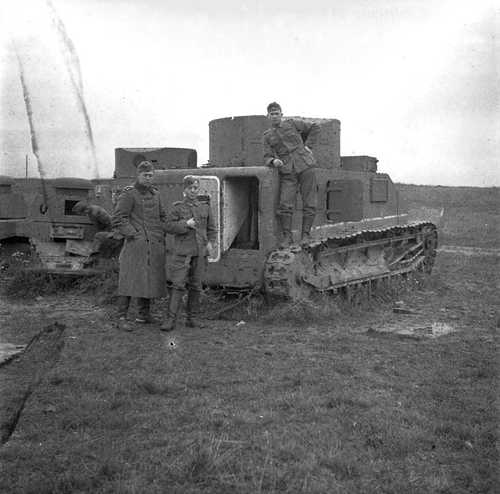 Captured Vickers Medium Mark II 