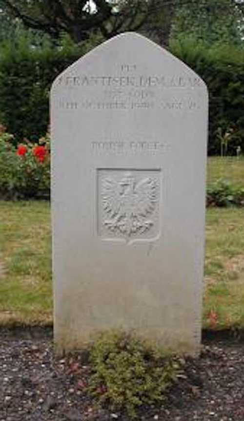 Gravestone of Sgt. Josef Frantisek.