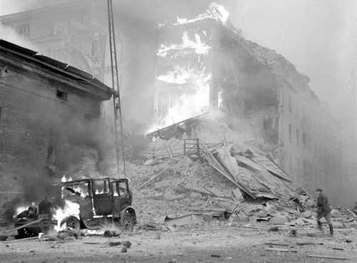 Helsinki bombed