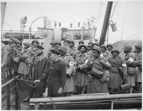 Arrival of Army Nurses
