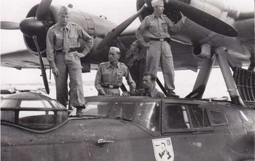 German seaplane in Sicily