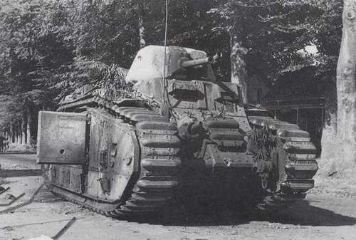 Captured Renault tank