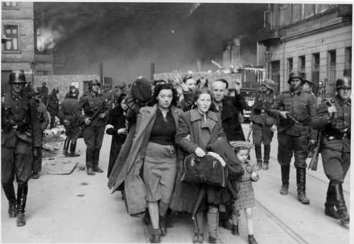 SS Suppress Warsaw Ghetto Uprising