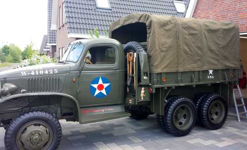 Another photo of our friends restored WWII Vehicle