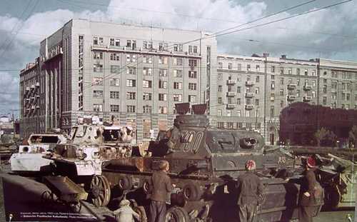 destroyed german tanks in Kharkov