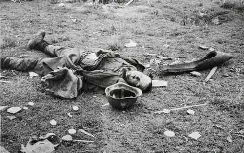 Fallen Soviet soldier
