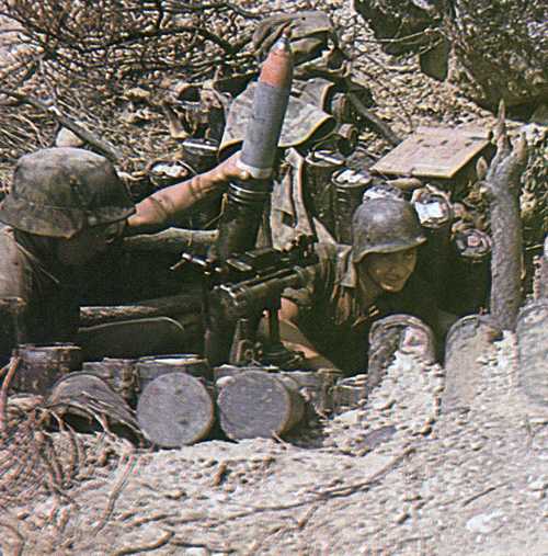 German Mortar Crew