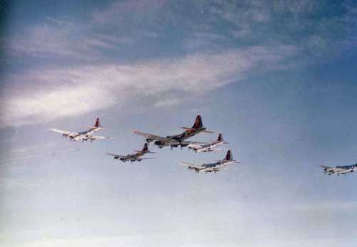 B-17s in Formation