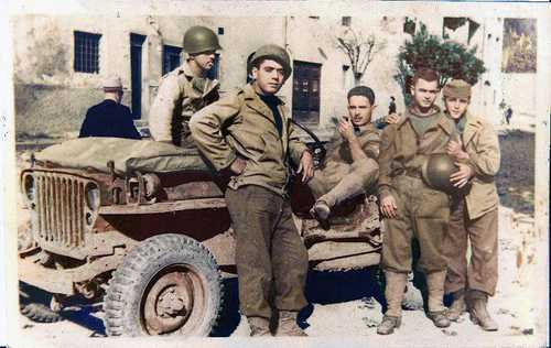 Brazilian soldiers during slack