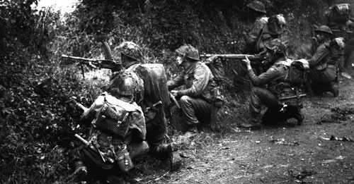British Infantry, Caen, 1944