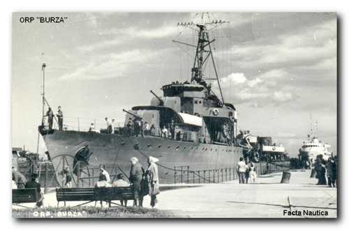 Polish destroyer