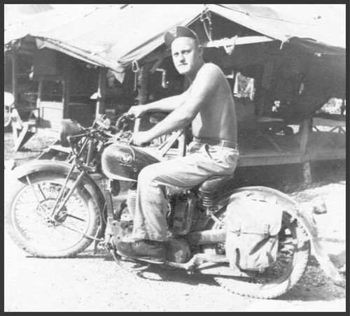 My father in the Pacific