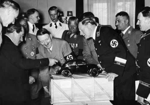 Hitler and Porsche model