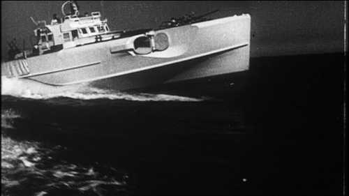 A German speedboat