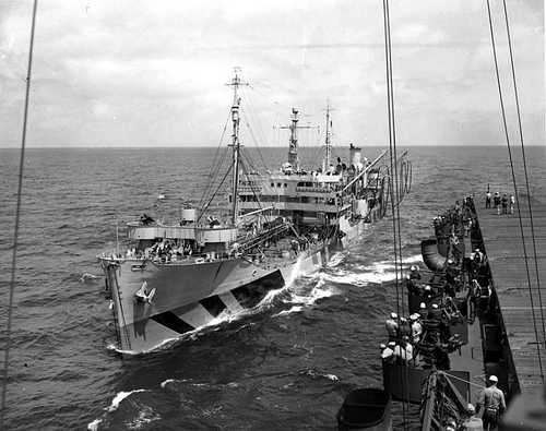 Tanker and the carrier