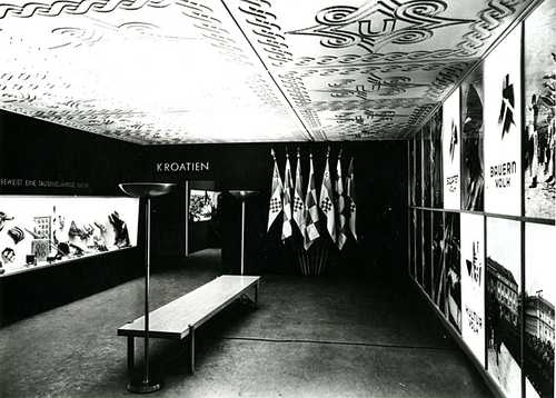 Croatian pavillion in the Hannover expo,1940s.
