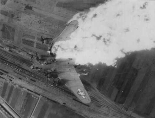 Hit over Nis,Yugoslavia