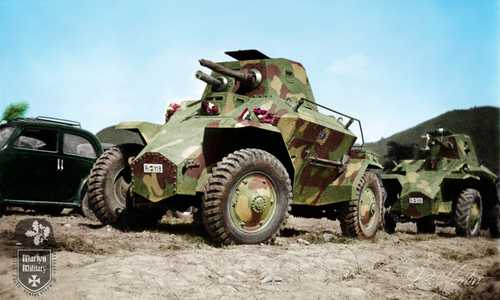 Hungarian 39M Csaba Armoured Scout Car
