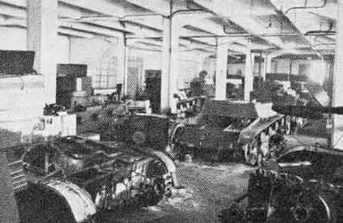 Tank repair shop