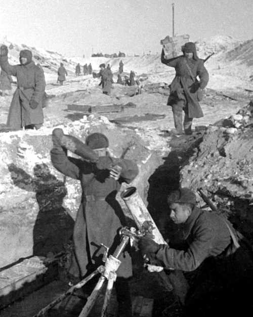 120-mm mortar fire