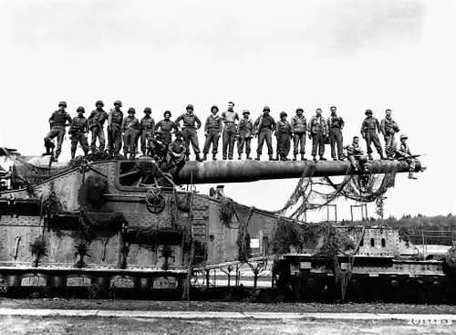 Captured Railway Gun