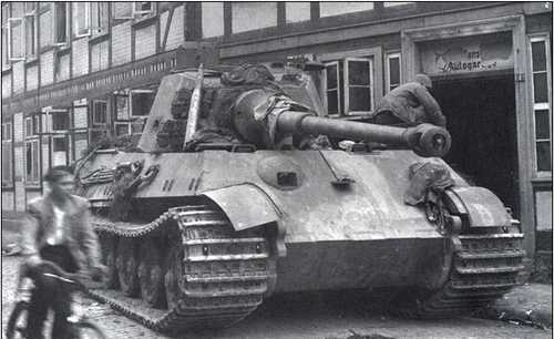 Tiger II abandoned