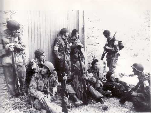 Allied paratroopers in Provence 1944