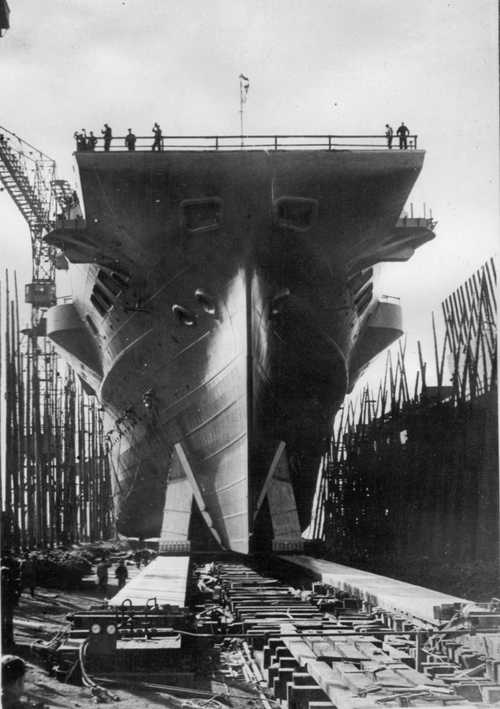 The HMS Illustrious - 1939