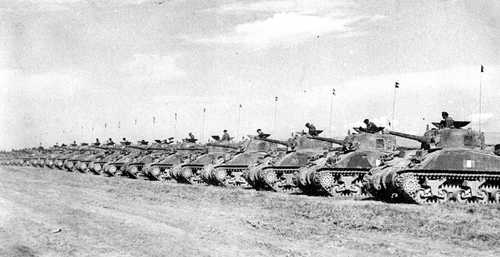 SHERMANS OF THE Three Rivers Regiment