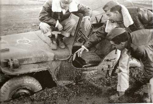 stalled Jeep Willys MB