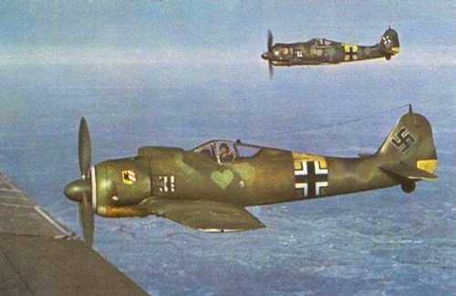FW-190s from JG-54 "Grünherz"