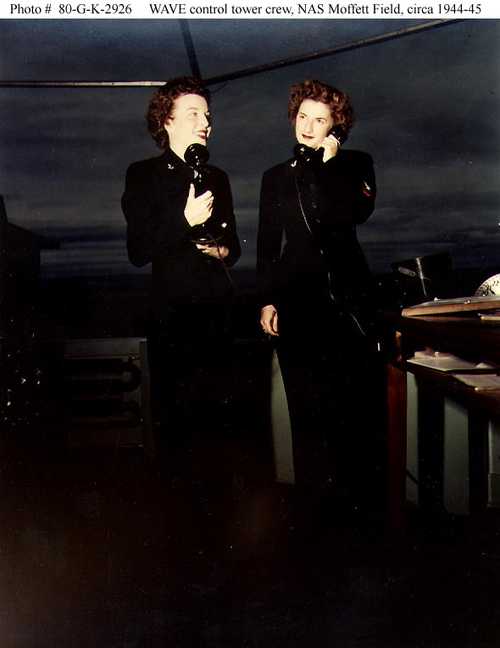 WAVE Control tower crew, NAS Moffett Field