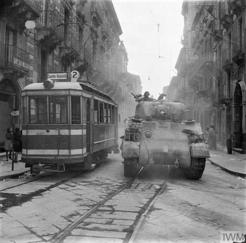 Vehicles side by side