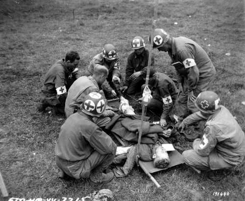 Medics Care for Casualty